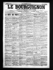 4 vues  - Le Bourguignon : journal de la démocratie radicale-socialiste, n° 112, jeudi 13 mai 1909 (ouvre la visionneuse)