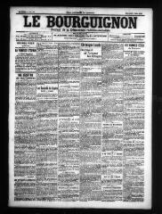 4 vues  - Le Bourguignon : journal de la démocratie radicale-socialiste, n° 133, mercredi 9 juin 1909 (ouvre la visionneuse)