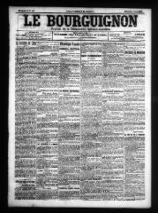 4 vues  - Le Bourguignon : journal de la démocratie radicale-socialiste, n° 183, dimanche 8 août 1909 (ouvre la visionneuse)