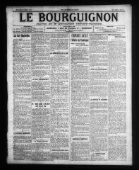 4 vues  - Le Bourguignon : journal de la démocratie radicale-socialiste, n° 173, mercredi 26 juillet 1911 (ouvre la visionneuse)