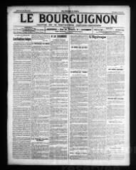 4 vues  - Le Bourguignon : journal de la démocratie radicale-socialiste, n° 125, mercredi 29 mai 1912 (ouvre la visionneuse)