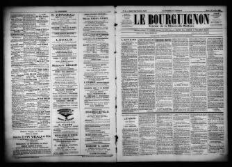3 vues  - Le Bourguignon : journal de la démocratie radicale, n° 8, mardi 10 janvier 1899 (ouvre la visionneuse)