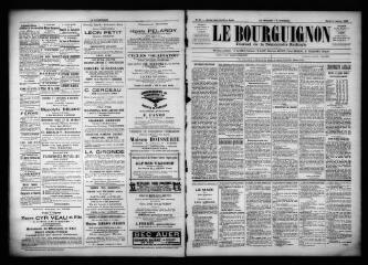 3 vues  - Le Bourguignon : journal de la démocratie radicale, n° 16, mardi 17 janvier 1899 (ouvre la visionneuse)