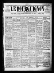 3 vues  - Le Bourguignon : journal de la démocratie radicale, n° 18, samedi 21 janvier 1899 (ouvre la visionneuse)