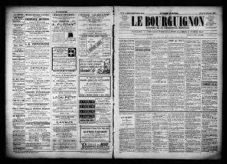 3 vues  - Le Bourguignon : journal de la démocratie radicale, n° 19, dimanche 22 janvier 1899 (ouvre la visionneuse)