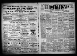 3 vues  - Le Bourguignon : journal de la démocratie radicale, n° 20, mardi 24 janvier 1899 (ouvre la visionneuse)