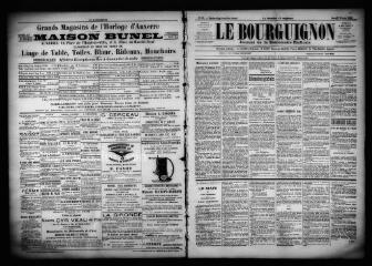 3 vues  - Le Bourguignon : journal de la démocratie radicale, n° 32, mardi 7 février 1899 (ouvre la visionneuse)