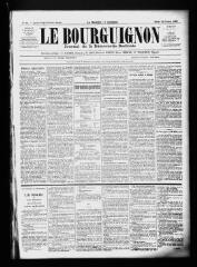 3 vues  - Le Bourguignon : journal de la démocratie radicale, n° 38, mardi 14 février 1899 (ouvre la visionneuse)