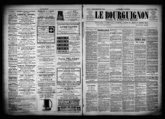 3 vues  - Le Bourguignon : journal de la démocratie radicale, n° 40, jeudi 16 février 1899 (ouvre la visionneuse)