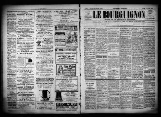 3 vues  - Le Bourguignon : journal de la démocratie radicale, n° 41, vendredi 17 février 1899 (ouvre la visionneuse)