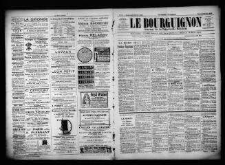 3 vues  - Le Bourguignon : journal de la démocratie radicale, n° 42, samedi 18 février 1899 (ouvre la visionneuse)