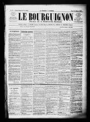 3 vues  - Le Bourguignon : journal de la démocratie radicale, n° 44, mardi 21 février 1899 (ouvre la visionneuse)