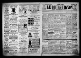 3 vues  - Le Bourguignon : journal de la démocratie radicale, n° 49, dimanche 26 février 1899 (ouvre la visionneuse)