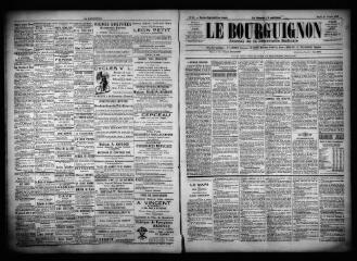 3 vues  - Le Bourguignon : journal de la démocratie radicale, n° 50, mardi 27 février 1899 (ouvre la visionneuse)