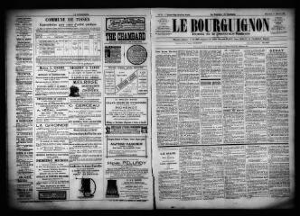 3 vues  - Le Bourguignon : journal de la démocratie radicale, n° 51, mercredi 1er mars 1899 (ouvre la visionneuse)