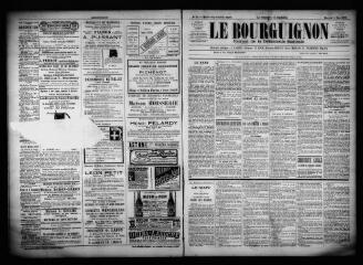 3 vues  - Le Bourguignon : journal de la démocratie radicale, n° 57, mercredi 8 mars 1899 (ouvre la visionneuse)