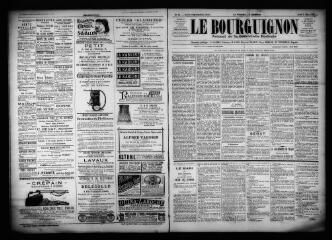 3 vues  - Le Bourguignon : journal de la démocratie radicale, n° 58, jeudi 9 mars 1899 (ouvre la visionneuse)