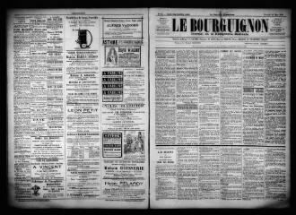 3 vues  - Le Bourguignon : journal de la démocratie radicale, n° 59, vendredi 10 mars 1899 (ouvre la visionneuse)