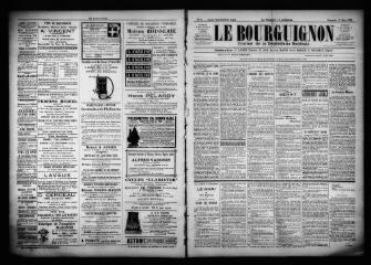 3 vues  - Le Bourguignon : journal de la démocratie radicale, n° 61, dimanche 12 mars 1899 (ouvre la visionneuse)