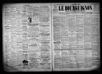 3 vues  - Le Bourguignon : journal de la démocratie radicale, n° 62, mardi 14 mars 1899 (ouvre la visionneuse)