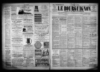 3 vues  - Le Bourguignon : journal de la démocratie radicale, n° 63, mercredi 15 mars 1899 (ouvre la visionneuse)