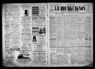 3 vues  - Le Bourguignon : journal de la démocratie radicale, n° 67, dimanche 19 mars 1899 (ouvre la visionneuse)