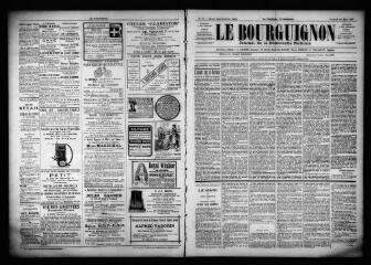 3 vues  - Le Bourguignon : journal de la démocratie radicale, n° 71, vendredi 24 mars 1899 (ouvre la visionneuse)
