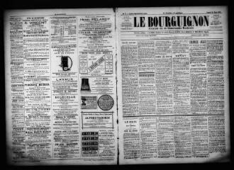 3 vues  - Le Bourguignon : journal de la démocratie radicale, n° 72, samedi 25 mars 1899 (ouvre la visionneuse)
