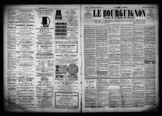 3 vues  - Le Bourguignon : journal de la démocratie radicale, n° 73, dimanche 26 mars 1899 (ouvre la visionneuse)