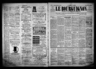 3 vues  - Le Bourguignon : journal de la démocratie radicale, n° 75, mercredi 29 mars 1899 (ouvre la visionneuse)