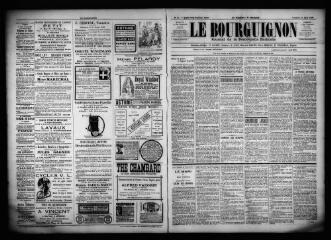 3 vues  - Le Bourguignon : journal de la démocratie radicale, n° 77, vendredi 31 mars 1899 (ouvre la visionneuse)