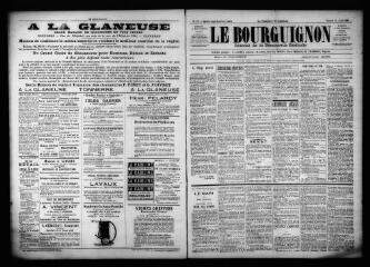 3 vues  - Le Bourguignon : journal de la démocratie radicale, n° 78, samedi 1er avril 1899 (ouvre la visionneuse)