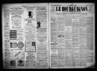 3 vues  - Le Bourguignon : journal de la démocratie radicale, n° 79, dimanche 2 avril 1899 (ouvre la visionneuse)