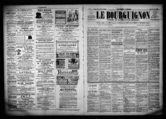 3 vues  - Le Bourguignon : journal de la démocratie radicale, n° 81, jeudi 6 avril 1899 (ouvre la visionneuse)