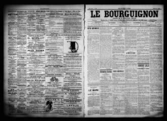 3 vues  - Le Bourguignon : journal de la démocratie radicale, n° 84, mardi 11 avril 1899 (ouvre la visionneuse)