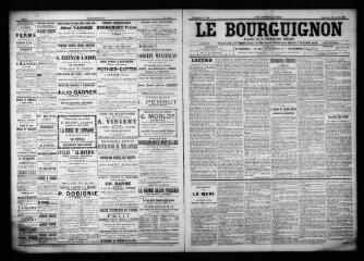3 vues  - Le Bourguignon : journal de la démocratie radicale, n° 86, mercredi 12 avril 1899 (ouvre la visionneuse)