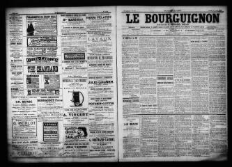 3 vues  - Le Bourguignon : journal de la démocratie radicale, n° 87, jeudi 13 avril 1899 (ouvre la visionneuse)