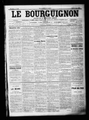 3 vues  - Le Bourguignon : journal de la démocratie radicale, n° 109, mardi 10 mai 1899 (ouvre la visionneuse)