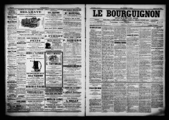 3 vues  - Le Bourguignon : journal de la démocratie radicale, n° 117, jeudi 18 mai 1899 (ouvre la visionneuse)
