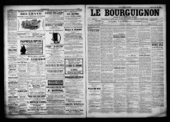 3 vues  - Le Bourguignon : journal de la démocratie radicale, n° 120, dimanche 21 mai 1899 (ouvre la visionneuse)