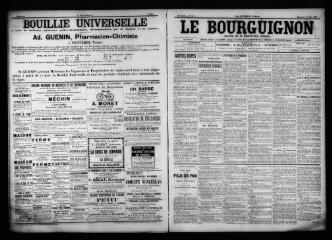 3 vues  - Le Bourguignon : journal de la démocratie radicale, n° 121, mercredi 24 mai 1899 (ouvre la visionneuse)