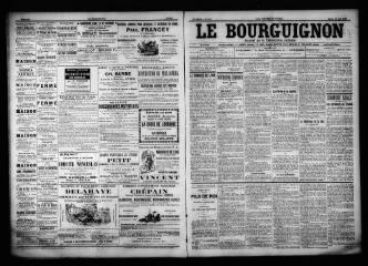 3 vues  - Le Bourguignon : journal de la démocratie radicale, n° 126, mardi 30 mai 1899 (ouvre la visionneuse)