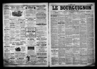 3 vues  - Le Bourguignon : journal de la démocratie radicale, n° 138, mardi 13 juin 1899 (ouvre la visionneuse)