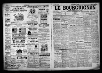 3 vues  - Le Bourguignon : journal de la démocratie radicale, n° 140, jeudi 15 juin 1899 (ouvre la visionneuse)