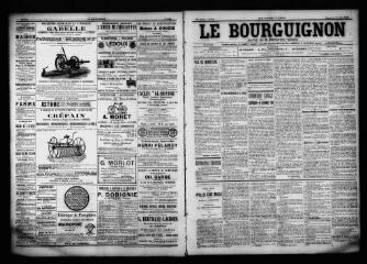 3 vues  - Le Bourguignon : journal de la démocratie radicale, n° 143, dimanche 18 juin 1899 (ouvre la visionneuse)