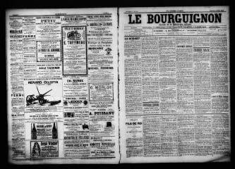 3 vues  - Le Bourguignon : journal de la démocratie radicale, n° 160, samedi 8 juillet 1899 (ouvre la visionneuse)