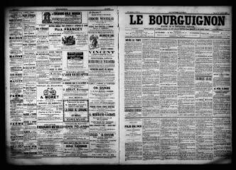 3 vues  - Le Bourguignon : journal de la démocratie radicale, n° 173, mardi 25 juillet 1899 (ouvre la visionneuse)