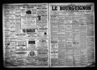 3 vues  - Le Bourguignon : journal de la démocratie radicale, n° 179, mardi 1er août 1899 (ouvre la visionneuse)