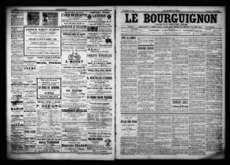 3 vues  - Le Bourguignon : journal de la démocratie radicale, n° 181, vendredi 4 août 1899 (ouvre la visionneuse)
