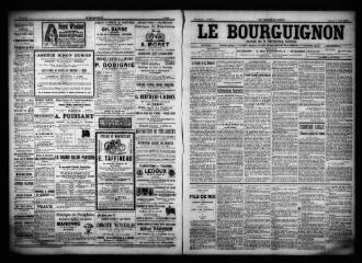 3 vues  - Le Bourguignon : journal de la démocratie radicale, n° 182, samedi 5 août 1899 (ouvre la visionneuse)